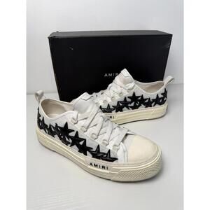 Amiri Stars Court Low-Top Trainers White/Black SZ 11 Men’s